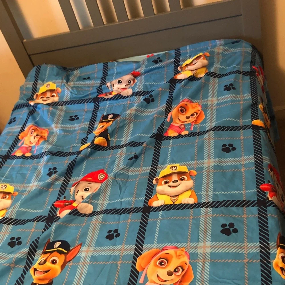 Paw Patrol Kids Bedding - Blue with Multicolor Pups